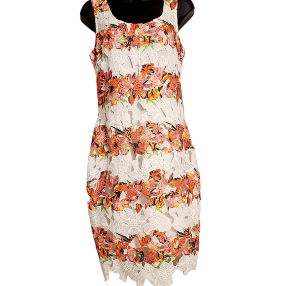 chinese dress ladies Monetre Bisou Mini Dress Satin in Off-White